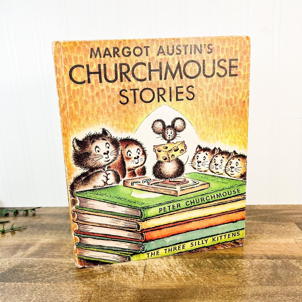 Vintage Churchmouse Stories by‎ Margot Austin: Children's Bookshelf Decor